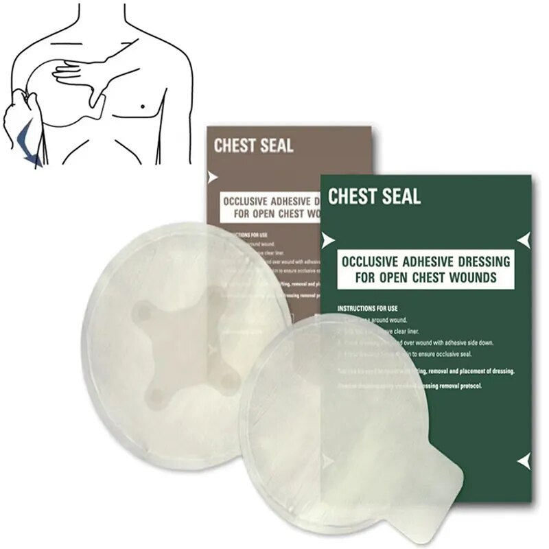 1PCS Medical Survival Chest Seal