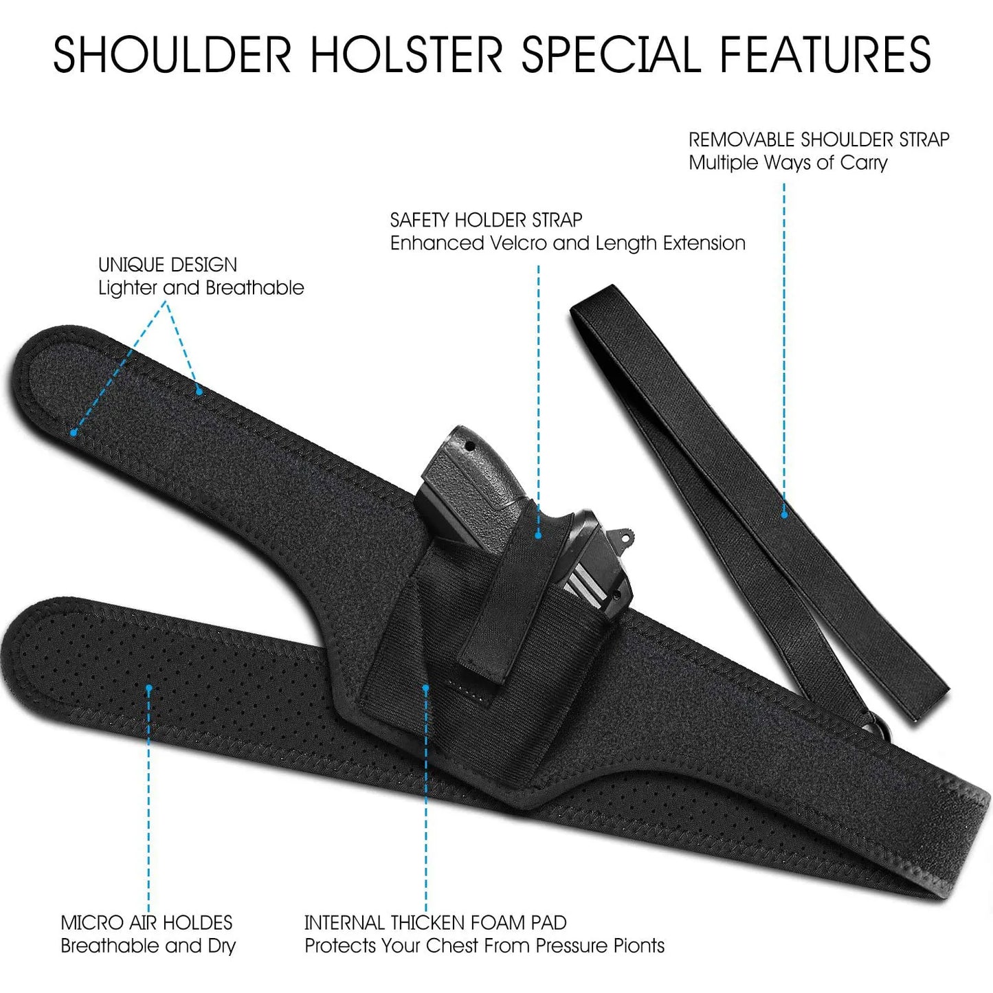 Underarm Hidden Shoulder Holster