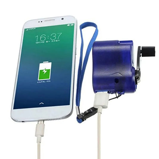 Mini Hand Crank USB Cell Phone charger
